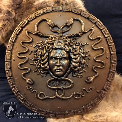 medusa bronze shield meaning.